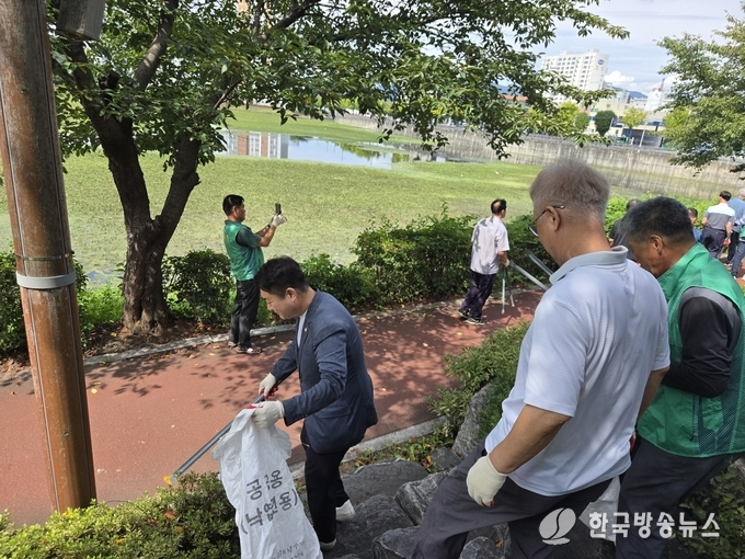 경산시 - 새마을지도자진량읍협의회, 추석맞이 환경정화 활동 실시