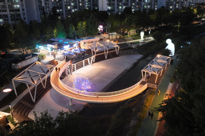 '당현천 당현마루' 조성 사진