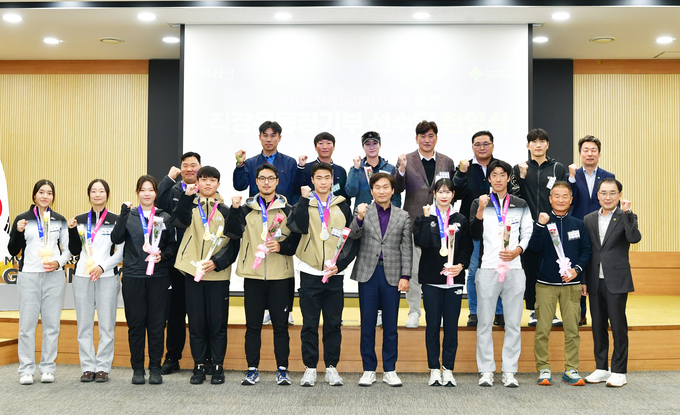 경산시 - 스포츠도시 경산의 위상을 드높인 인재들 한자리에!(전국체전선수단)