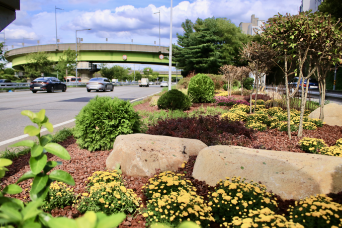 올림픽대로 한남 녹지