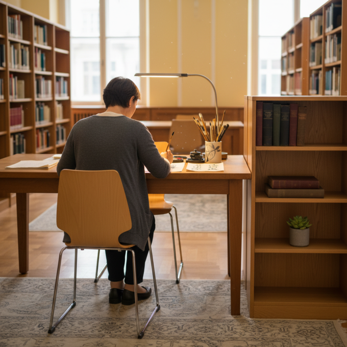 필사 활동 예시 사진