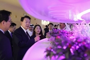 대통령, 카타르 도하 국제원예박람회 ‘한국관 개관식’ 참석