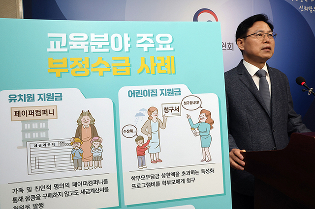 교육분야 정부지원금 부정수급 신고 시 '보상금' 최대 30억 원