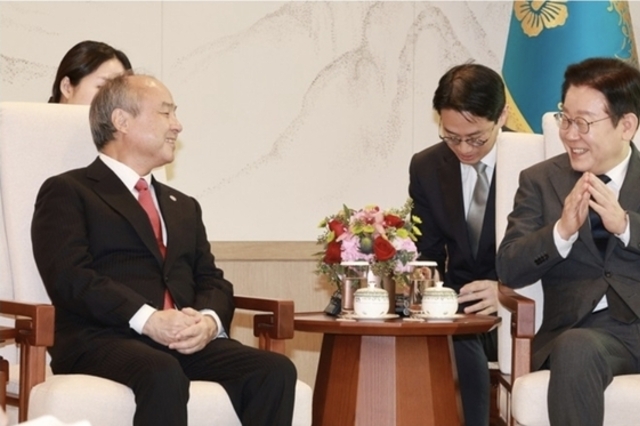 이 대통령, 손정의 회장 접견…"한일 AI협력 가교 역할" 당부