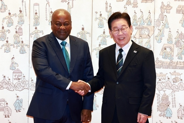 한-가나, '해양안보협력 양해각서' 체결…"해양 치안 협력 체계 발전"