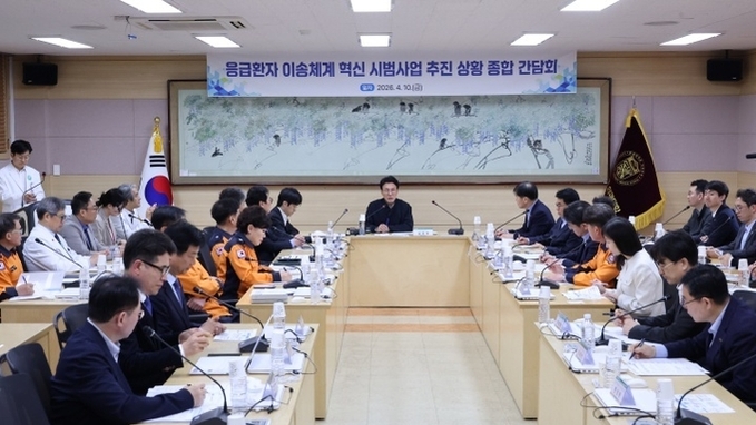 김 총리, 광주형 응급환자 이송체계 점검…골든타임 강조