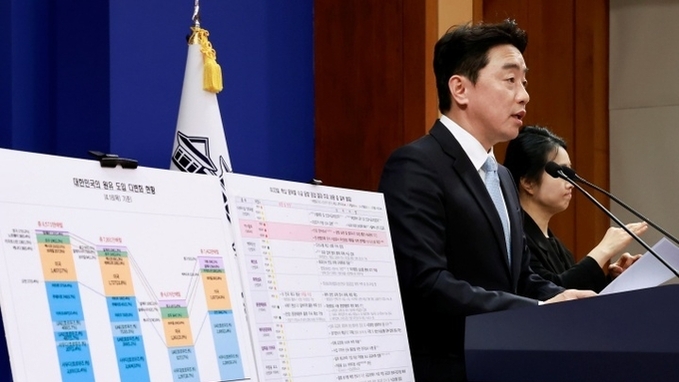 청와대, "5월 중 원유 7462만 배럴 확보…작년 월평균 87 수준"