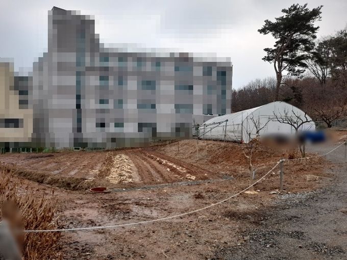 산지 무단훼손(허가받지 않고 농지 사용 비닐하우스설치) 