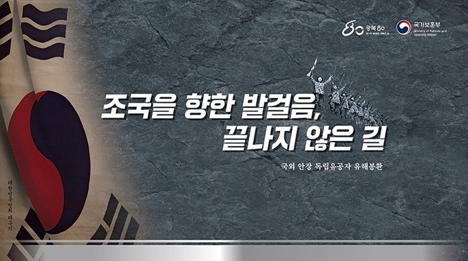 해외 안장 독립유공자 6위…"광복 80년 만에 고국 품으로"